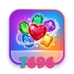 7696